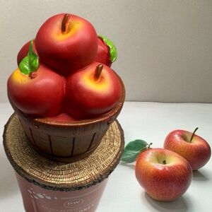 DW HOME NEW 11.4 oz.Apple Honey Butter Decorated Fall Autumn Thanksgiving Candle